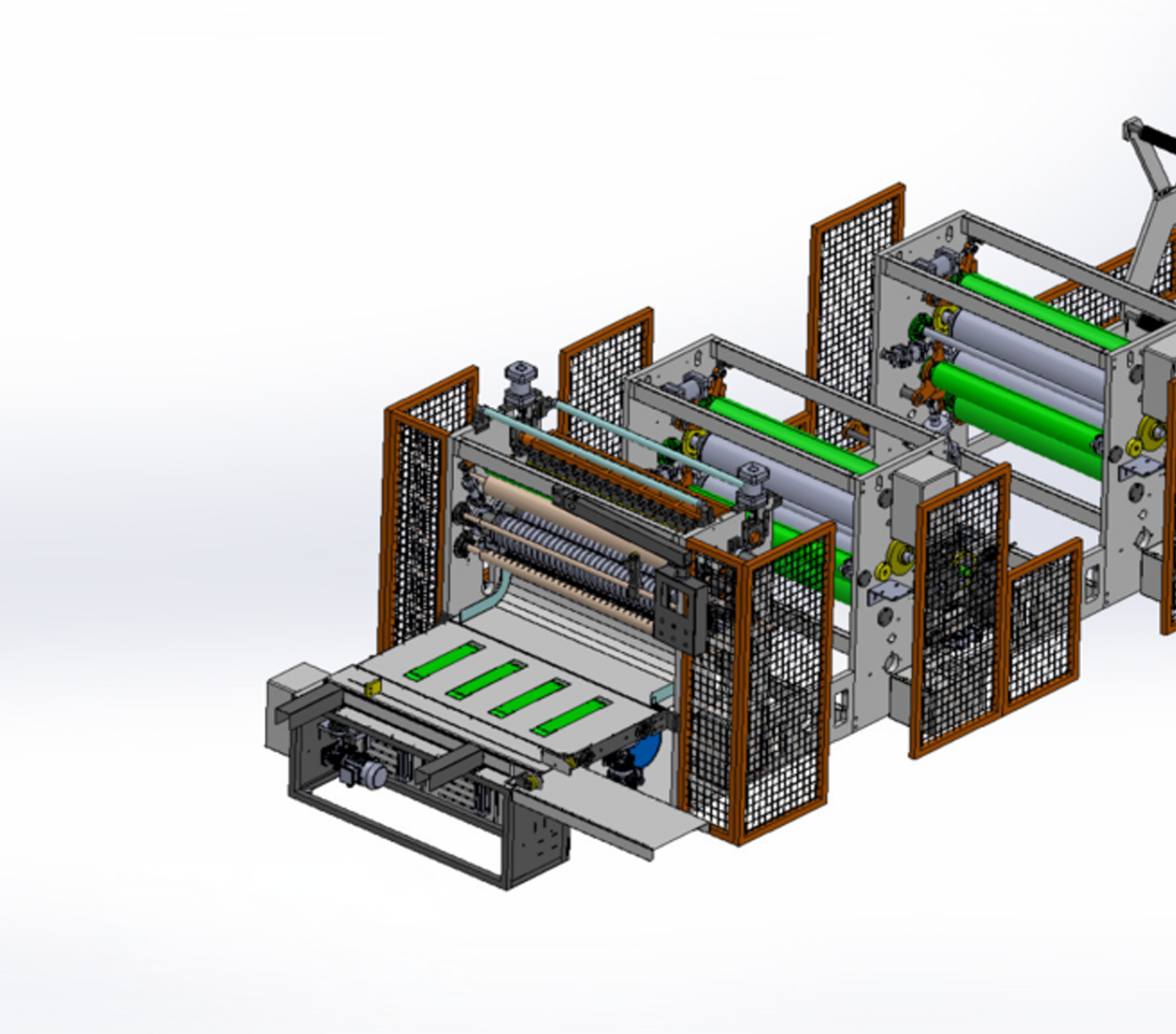 V Katlama 6 Kanal Standart Peçete Üretim Makinesi